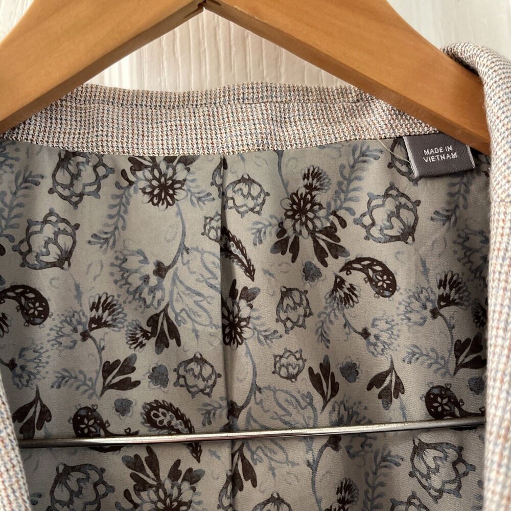 Michael Kors Mens Two Button Blazer Linen Blend‎ Sport Coat Jacket Size 42R - Picture 6 of 9